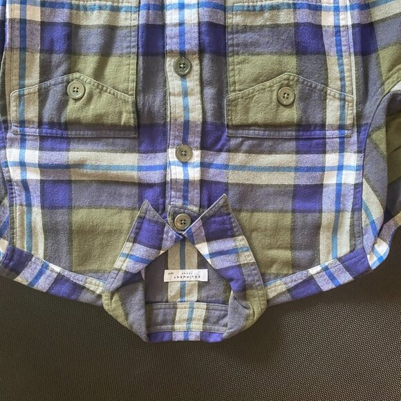 NWT EQUIPMENT Green Plaid Military Style Button Down Cotton Jacket Size M $298 - Picture 3 of 12